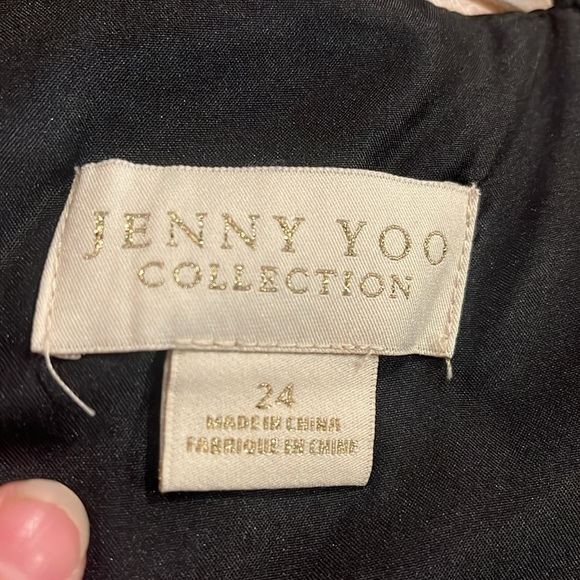 Jenny Yoo Black Floor Length Halter Dress - Picture 3 of 4